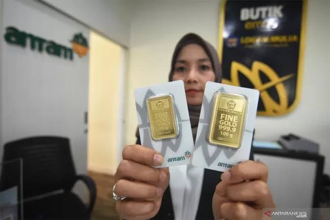 Ilustrasi harga emas di Butik Antam Pekanbaru naik (foto/int)